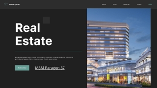 The best commercial properties in Gurgaon|M3M Paragon 57.