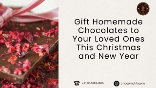 Gift Homemade Chocolates to Your Loved Ones This Christmas and New Year