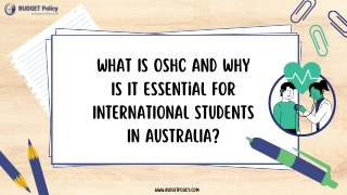 WhAT IS OSHC AND WHY IS IT Essential for INTERNATIONAL Students IN AUSTRALIA