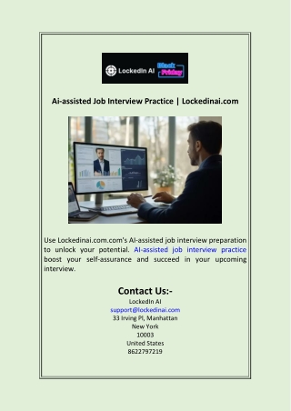 Ai-assisted Job Interview Practice  Lockedinai.com
