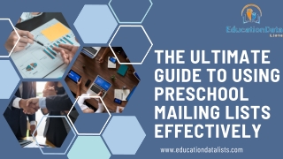 The Ultimate Guide to Using Preschool Mailing Lists Effectively