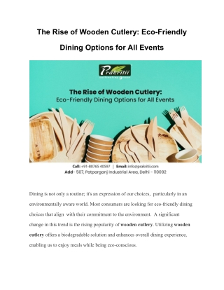 Explore eco-friendly wooden cutlery for all events—sustainable, stylish, and pra