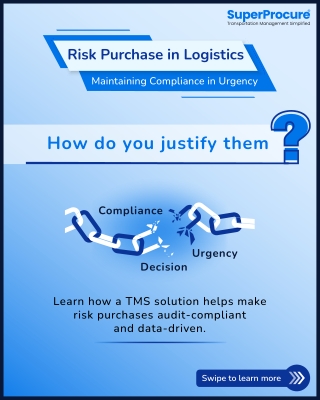 Risk Purchase in Logistics