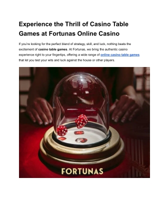 _Fortunas Online Casino