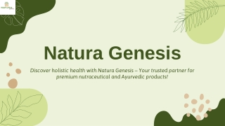 Leading Nutraceutical and Ayurvedic Products Provider