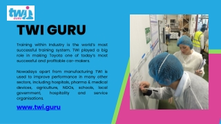 TWI Training Revolutionizing Workforce Efficiency and Management