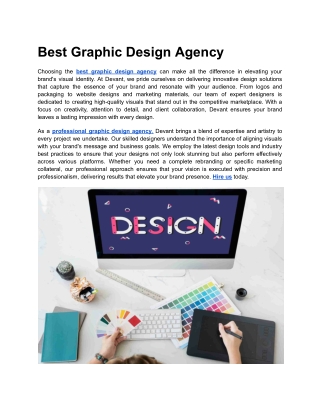 Best Graphic Design Agency