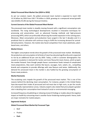 Processed Meat Market-Promo