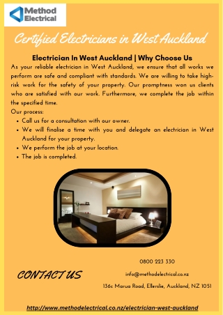 Certified Electricians in West Auckland