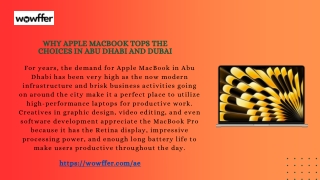 Why Apple MacBook tops the choices in Abu Dhabi and Dubai
