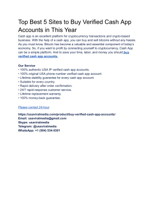 Buy Verified Cash App Accounts - BTC Enable Verified 2024