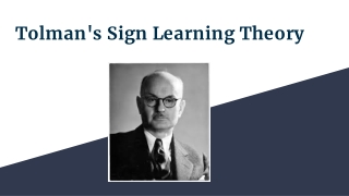 Tolman's Sign Learning Theory (1)