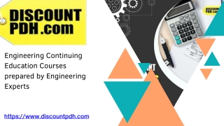 PDH Courses for Engineers  Engineering PDH and PDH Online