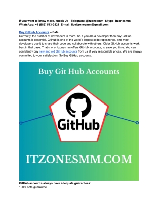 Buy GitHub Accounts in Bulk (PVA & Aged)
