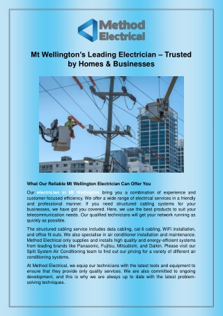 Mt Wellington’s Leading Electrician – Trusted by Homes & Businesses