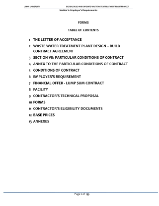 Contract Agreement JKU WWTP Final