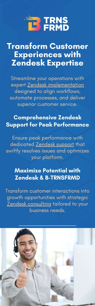 Transform Customer Experiences with Zendesk Expertise