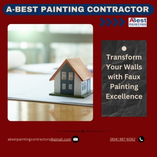 Custom Faux Painting Services in Miami Dade