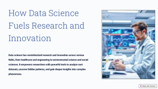 How Data Science Fuels Research and Innovation