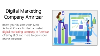 Digital Marketing Company Amritsar