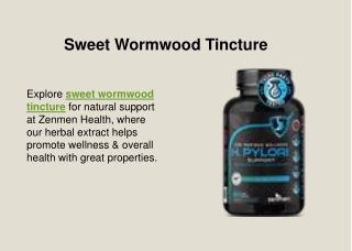 Sweet Wormwood Tincture