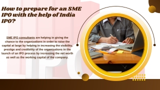 How to prepare for an SME IPO with the help of India IPO