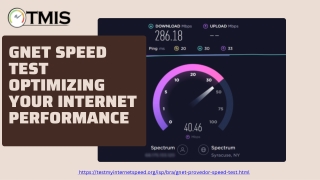 Gnet Speed Test Optimizing Your Internet Performance