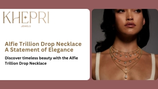 Alfie Trillion Drop Necklace by KhepriJewels Redefining Elegance