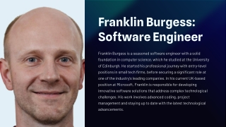 Franklin Burgess - Software Engineer