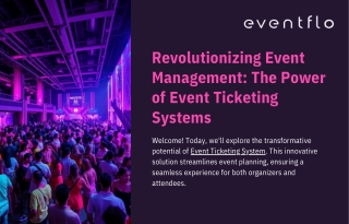 Event Ticketing System Transforming Event Management