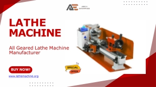 Lathe Machine: Lathe Machine in India - Ambica Enterprises