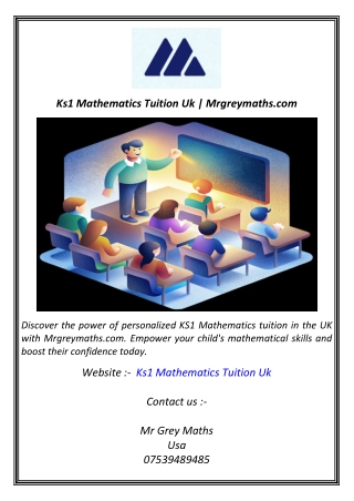 Ks1 Mathematics Tuition Uk  Mrgreymaths.com