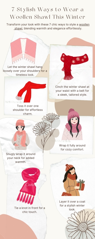 7 Stylish Ways to Wear a Woollen Shawl This Winter