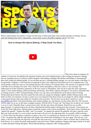 Picking Within The Best Horse Racing Betting System