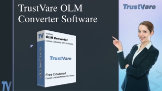 Export OLM Files into Multiple formats With TrustVare OLM Converter.