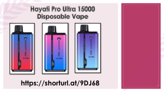 Hayati Pro Ultra 15000 Disposable Vape