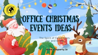 Office Christmas EventI Ideas