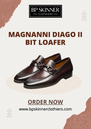 Magnanni Diago II Bit Loafer – BP Skinner Clothiers