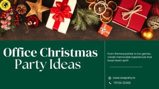 Office Christmas Party Ideas
