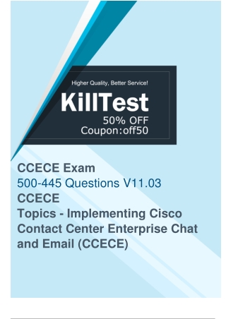 Cisco 500-445 Exam Questions to Ensure Your Success