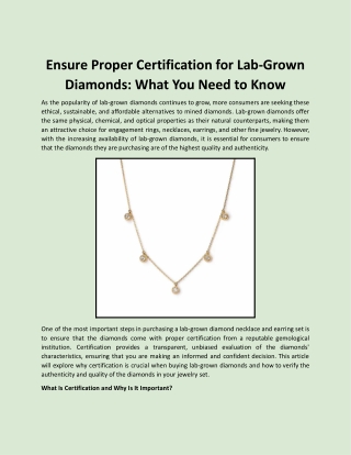 Ensure Proper Certification for Lab-Grown Diamonds_ What You Need to Know.docx