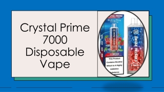Crystal Prime 7000 Disposable Vape