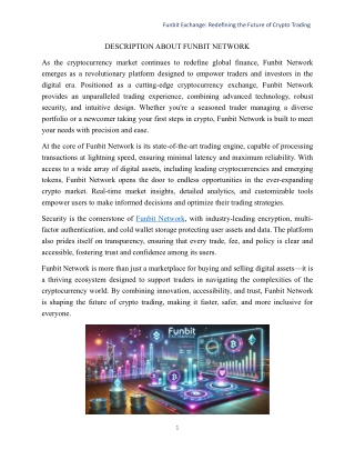 Start Trading on Funbit Exchange - Reliable Crypto Platform