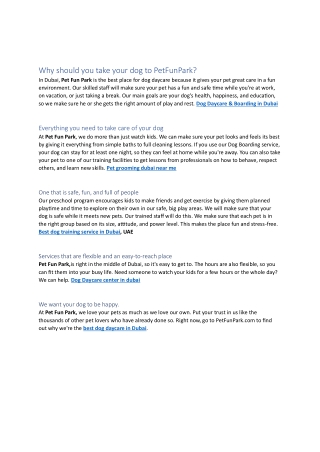 luxury dog boarding in dubai