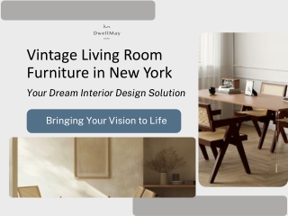 Vintage Living Room Furniture in New York