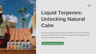 Liquid Terpenes: The Natural Path to Calm and Relaxation