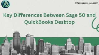Key Differences Between Sage 50 and QuickBooks Desktop
