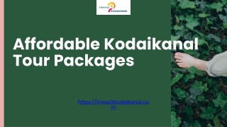 Book Kodaikanal Tour Packages | Travel 2 Kodaikanal