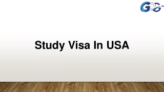 USA Study Visa Consultants in Hyderabad
