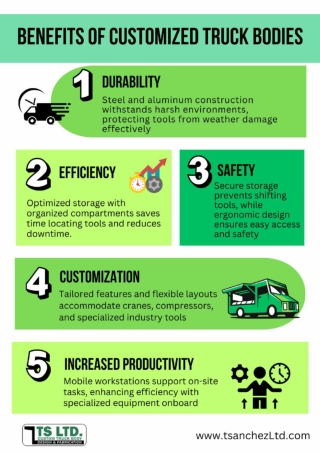 Benefits of Customized Truck Bodies